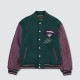 ��PLEASURES/�ץ쥸�㡼����FAN VARSITY JACKET �С����ƥ����㥱�å� / GREEN