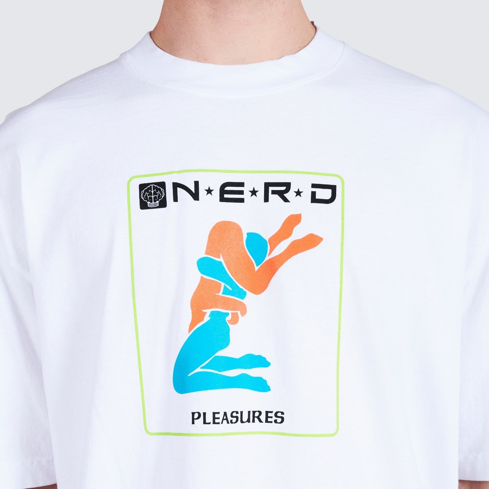��PLEASURES/�ץ쥸�㡼����N.E.R.D.��PROVIDER T-SHIRT T����� / WHITE