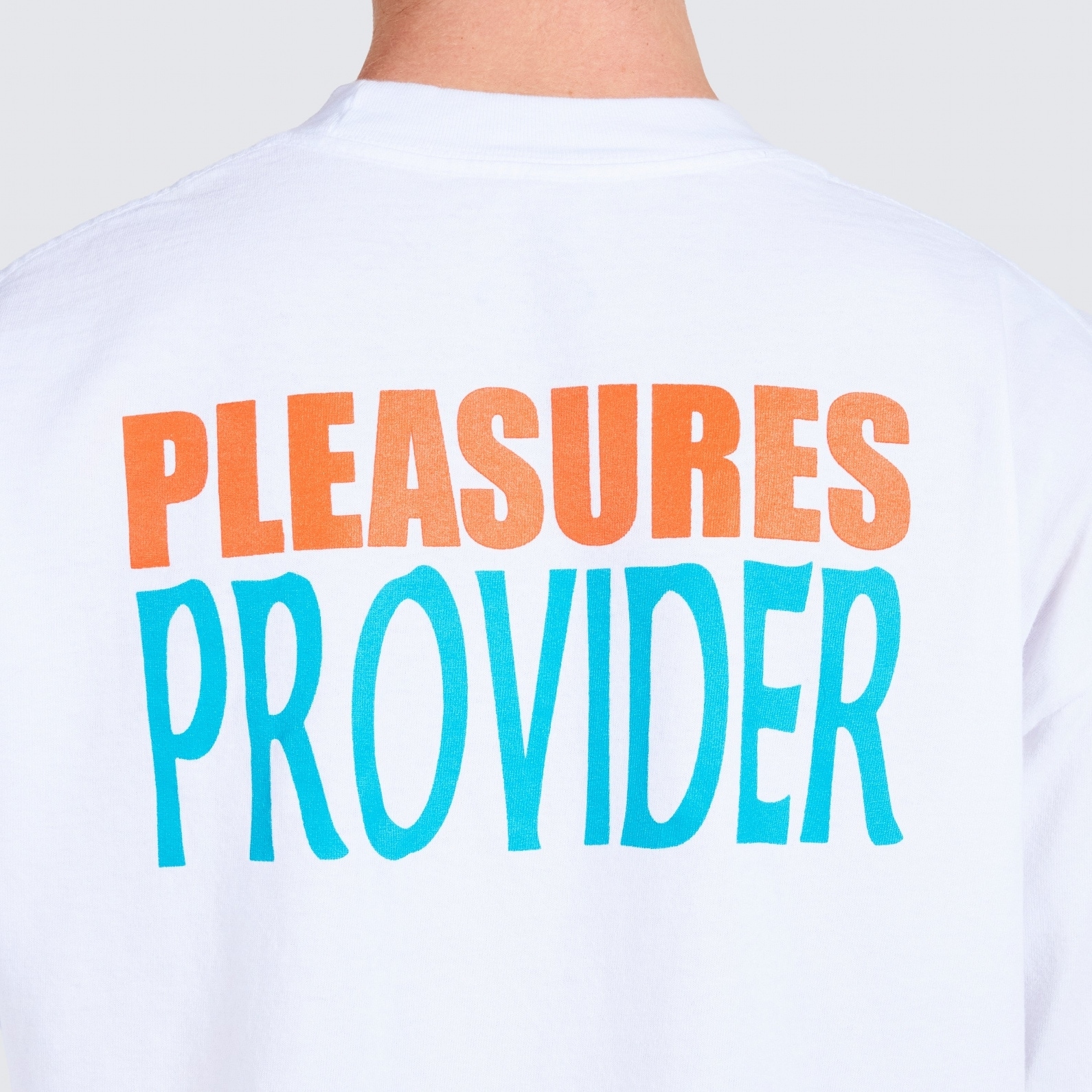 ��PLEASURES/�ץ쥸�㡼����N.E.R.D.��PROVIDER T-SHIRT T����� / WHITE