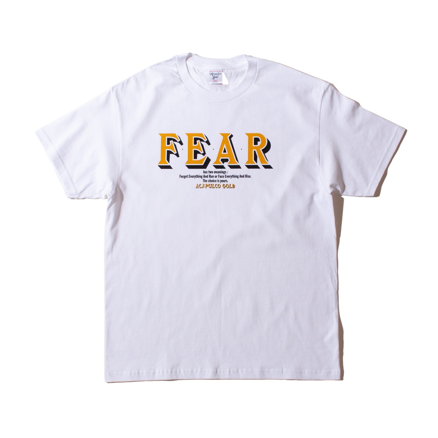 ��ACAPULCO GOLD/�����ץ륳 ������ɡ�FEAR TEE T����� / WHITE