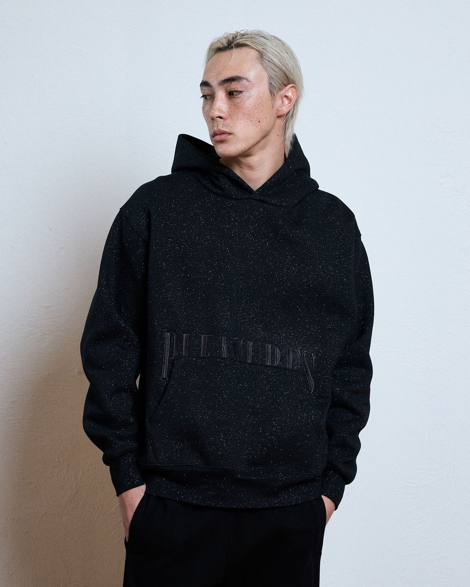 ��PLEASURES/�ץ쥸�㡼����STARRY ONYX HOODIE �ѡ����� / BLACK