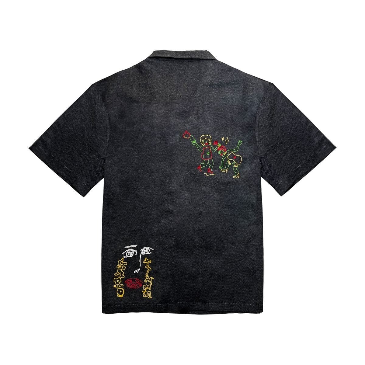 ��PAS DE MER/�ѥɥ����SBUGNINE SHIRT Ⱦµ����� / BLACK