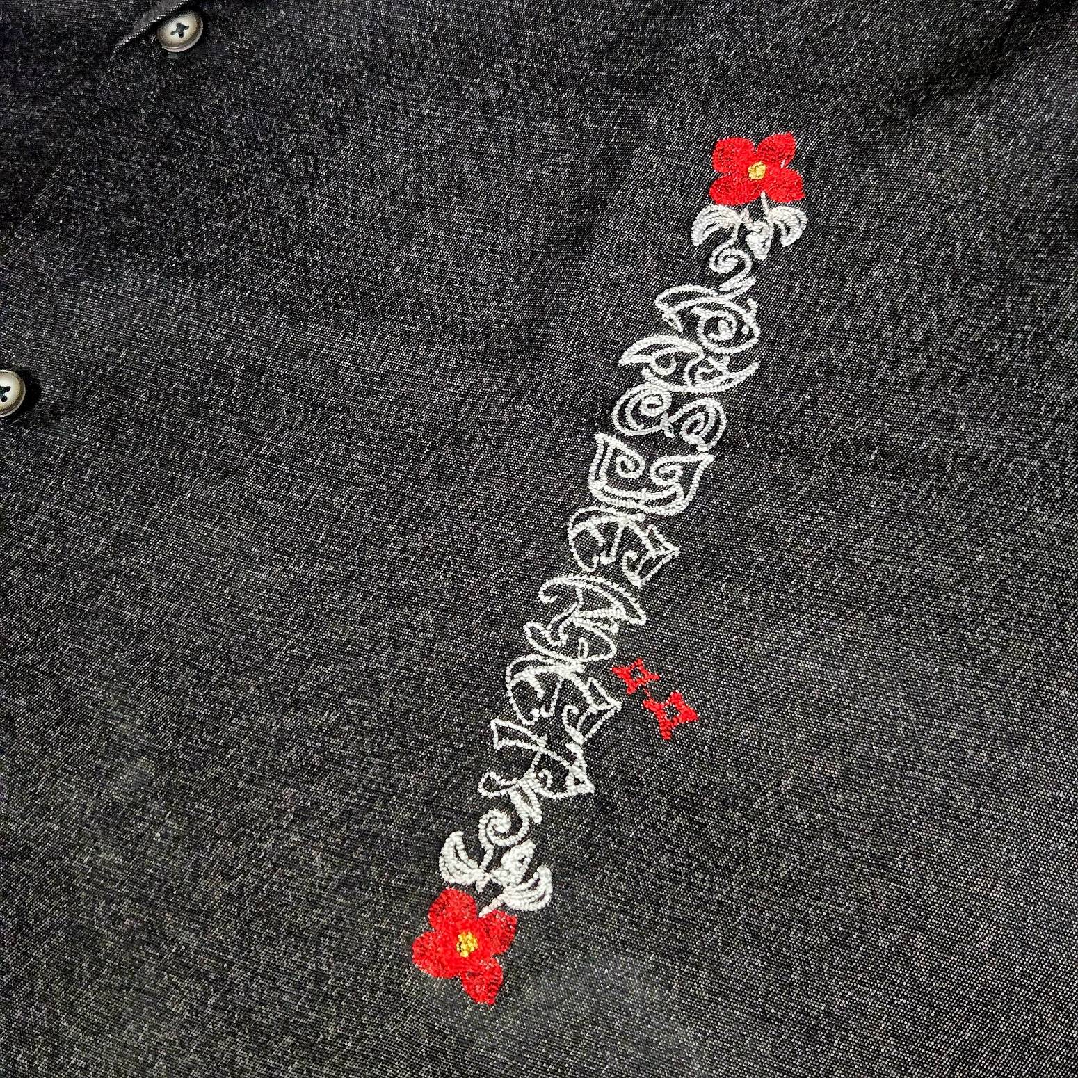 ��PAS DE MER/�ѥɥ����SBUGNINE SHIRT Ⱦµ����� / BLACK