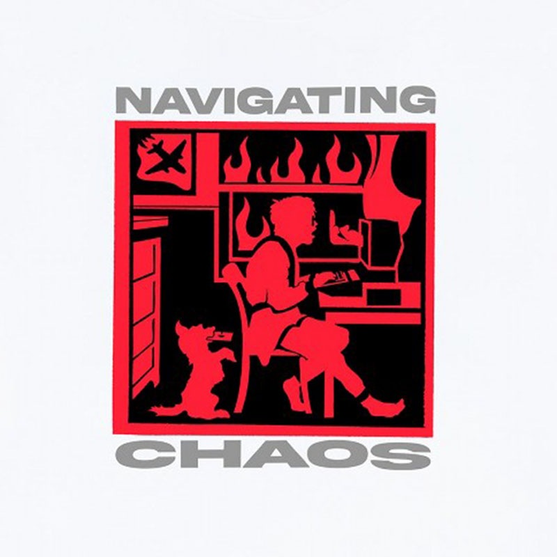 ��PLEASURES/�ץ쥸�㡼����NAVIGATE T-SHIRT T����� / WHITE