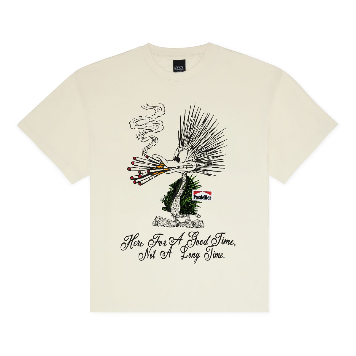 ��PAS DE MER/�ѥɥ����NOT LONG TIME TEE T����� / CREAM