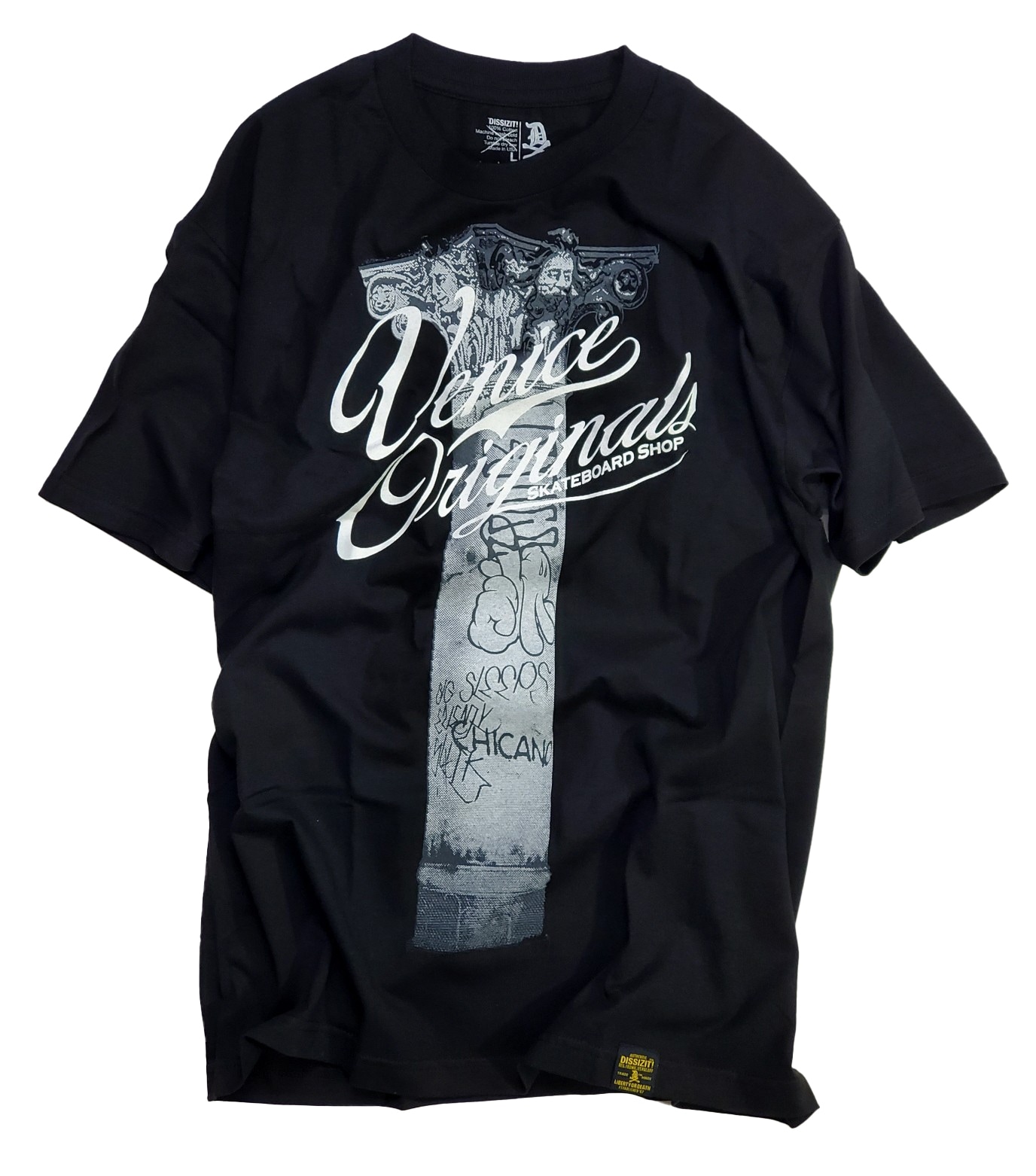 DISSIZIT/ディスイズイット】PILLARS TEE Tシャツ （VENICE ORIGINALS 
