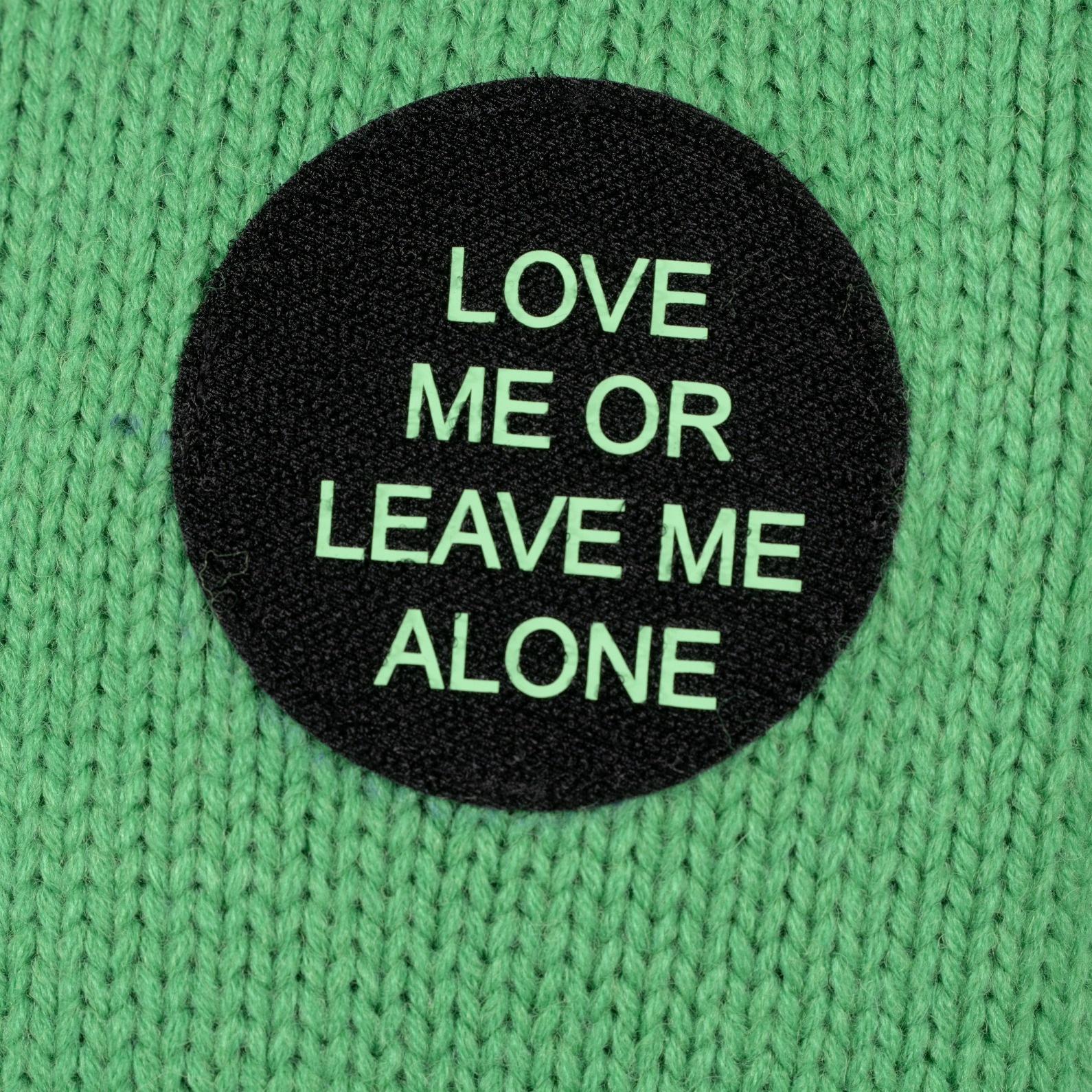 PLEASURES/ץ쥸㡼SMOKE KNITTED VARSITY JACKET Сƥ㥱å / GREEN