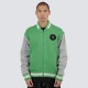 PLEASURES/ץ쥸㡼SMOKE KNITTED VARSITY JACKET Сƥ㥱å / GREEN