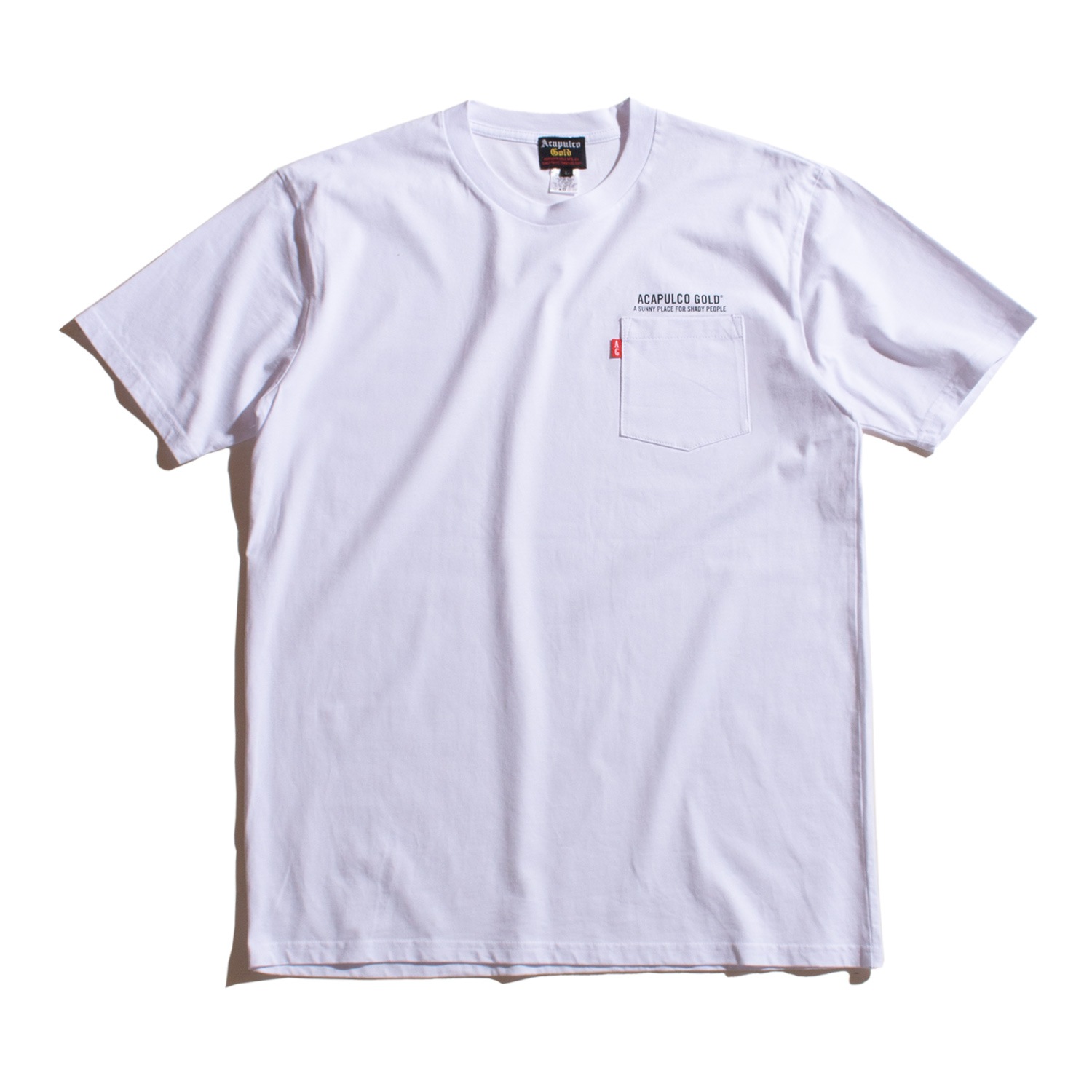 ACAPULCO GOLD/ץ륳 ɡCLASSIC POCKET TEE (RELAXED FIT) T / WHITE