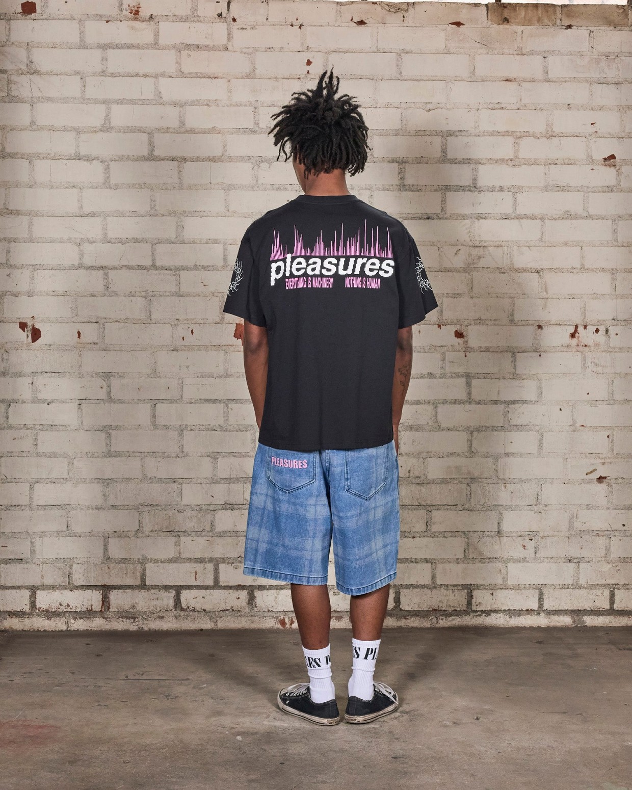 ��PLEASURES/�ץ쥸�㡼����ROTATION T-SHIRT T����� / BLACK