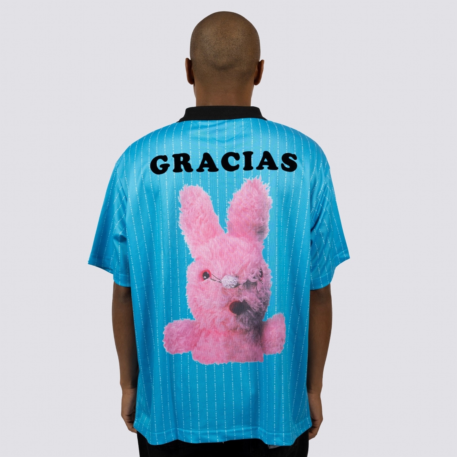 PLEASURES/ץ쥸㡼Sonic Youth/˥å桼BUNNY SOCCER JERSEY å㡼 / BLUE