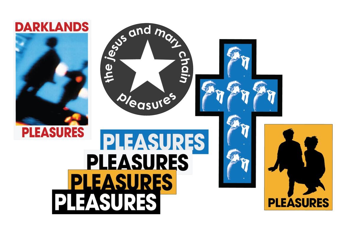 ��PLEASURES/�ץ쥸�㡼����THE JESUS AND MARY CHAIN�� JAMC STICKER PACK ���ƥå����ѥå� / MULTI