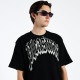 PLEASURES/ץ쥸㡼TWITCH WAFFLE SHIRT T / BLACK