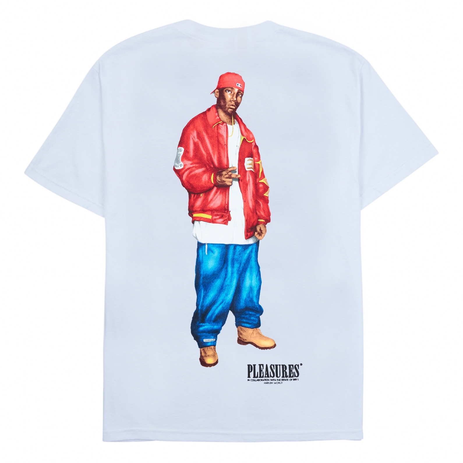 PLEASURES/プレジャーズ×BIG L/ビッグL】FLAMBOYANT T-SHIRT T