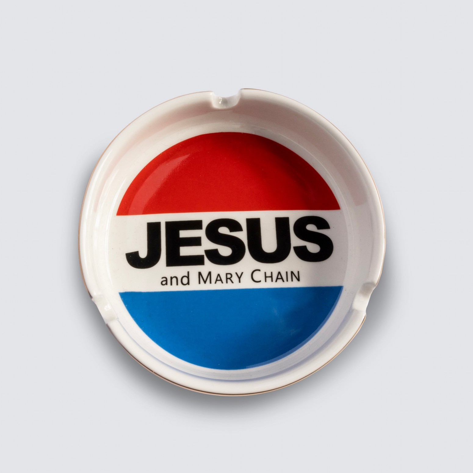 ��PLEASURES/�ץ쥸�㡼����THE JESUS AND MARY CHAIN�� JESUS ASHTRAY ���� / WHITE