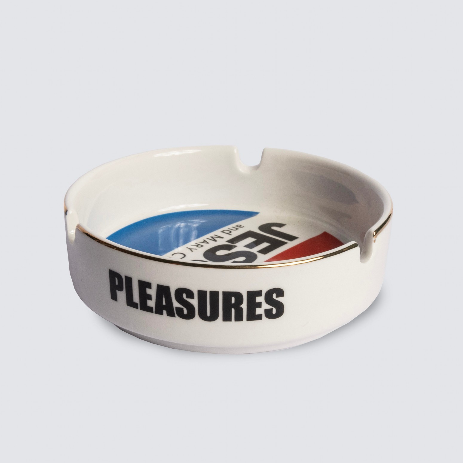 ��PLEASURES/�ץ쥸�㡼����THE JESUS AND MARY CHAIN�� JESUS ASHTRAY ���� / WHITE