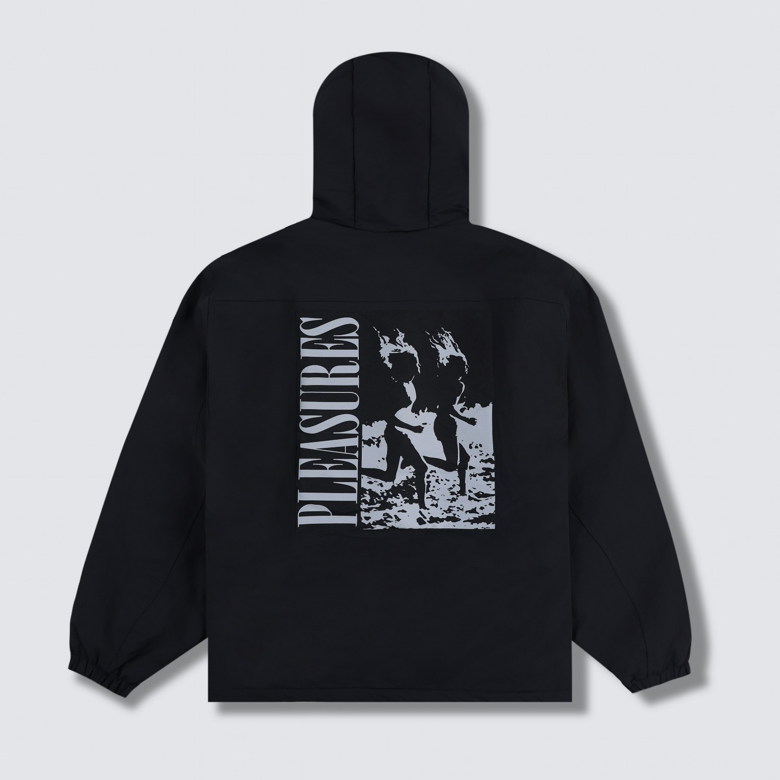 ��PLEASURES/�ץ쥸�㡼����RUN HOODED JACKET �ա��ɥ��㥱�å� / BLACK