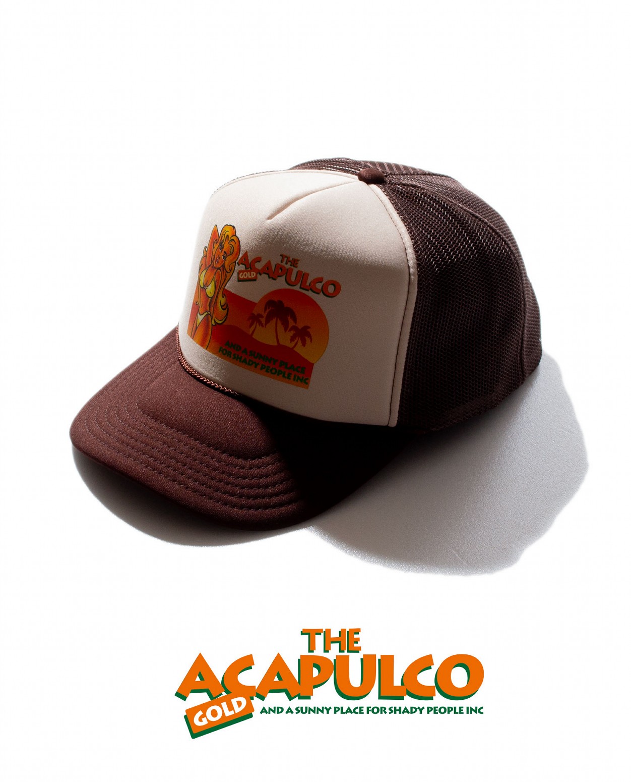 ACAPULCO GOLD/ץ륳 ɡWET DREAM TRUCKER CAP å / BROWN/TAN