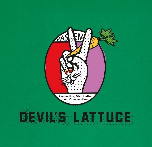 ��PAS DE MER/�ѥɥ����DEVIL��S LATTUCE T-SHIRT T����� / GREEN ���꡼��