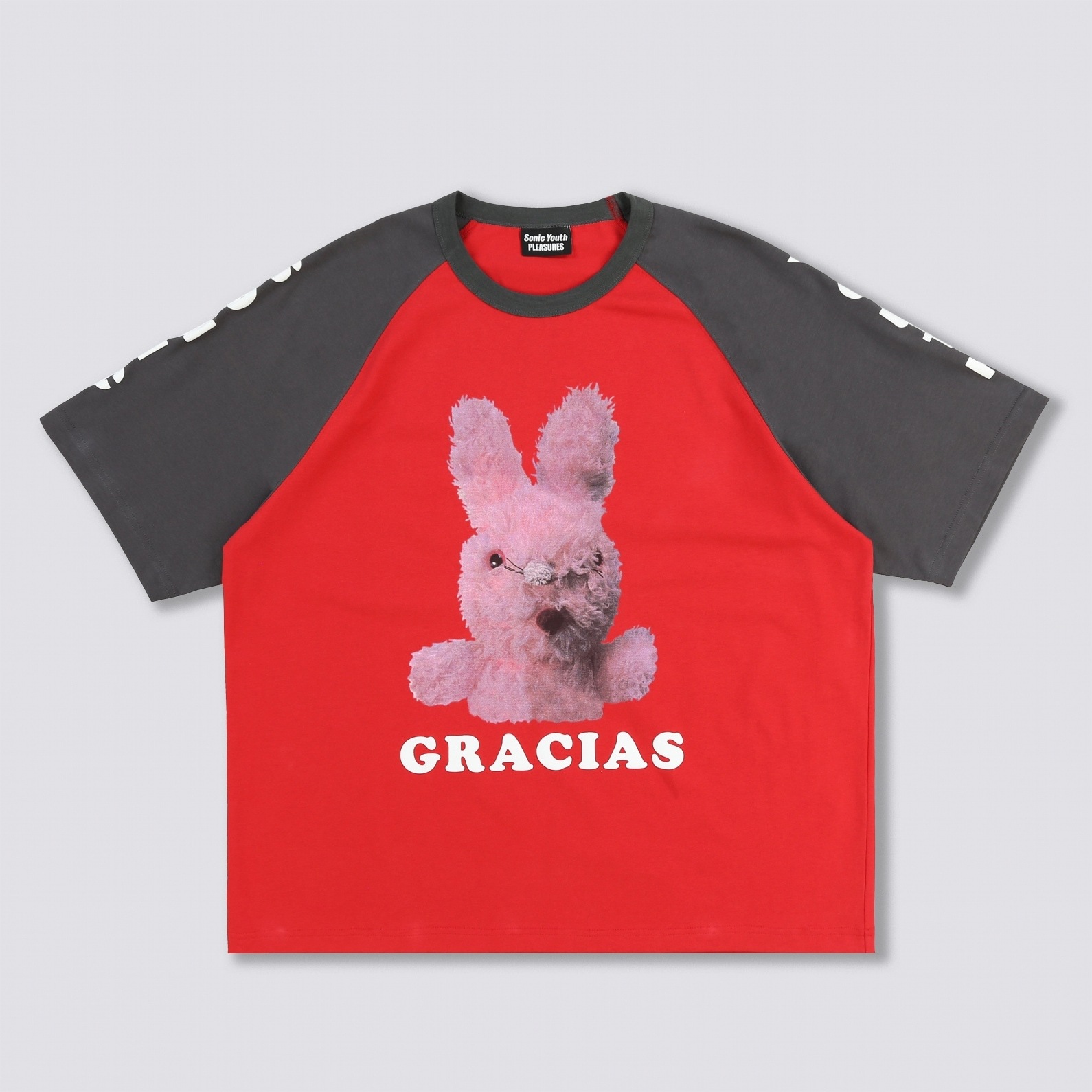 PLEASURES/ץ쥸㡼Sonic Youth/˥å桼GRACIAS RAGLAN SHIRT T / RED