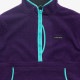 ��RAISED BY WOLVES/�쥤���ɥХ�����֥���SHERPA FLEECE HALF-ZIP �ϡ��ե��å� / AUBERGINE