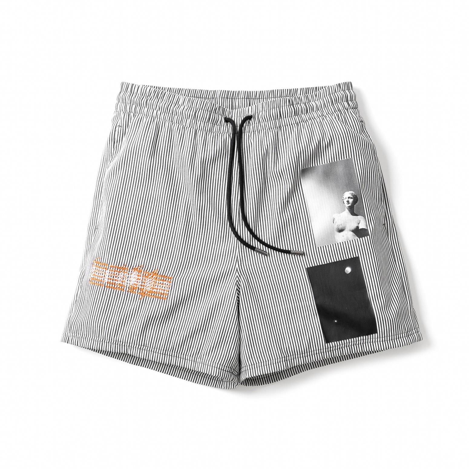 LUTI/롼ƥLUNA PINSTRIPE SHORTS 硼ȥѥ / BLACK