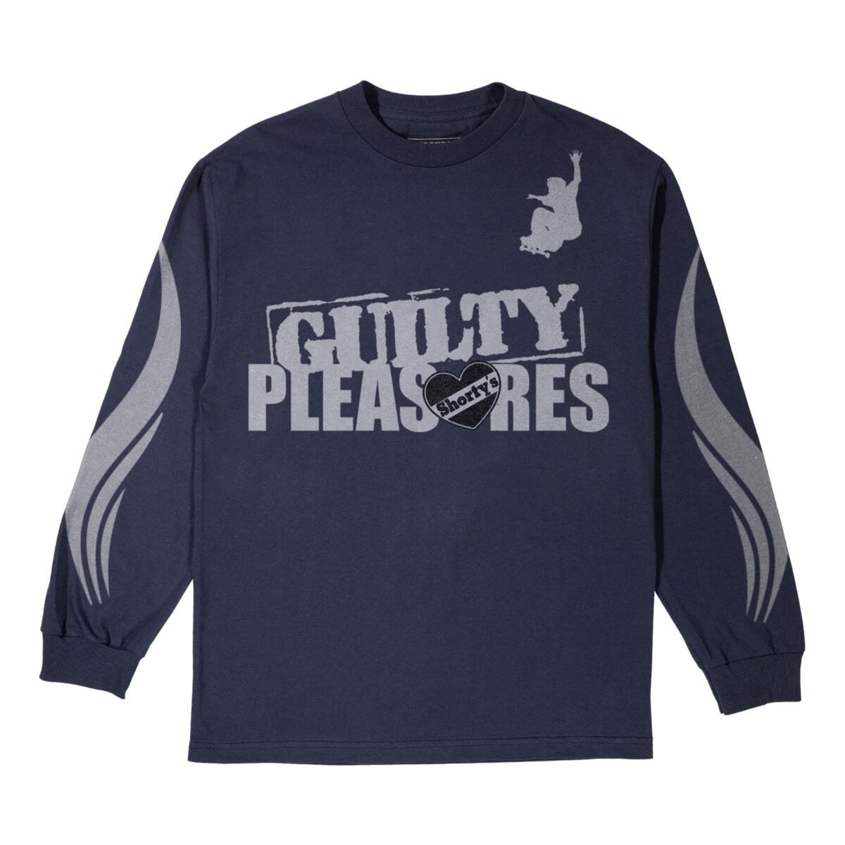 ��PLEASURES/�ץ쥸�㡼����SHORTY'S��GUILTY LONG SLEEVE ĹµT����� / NAVY