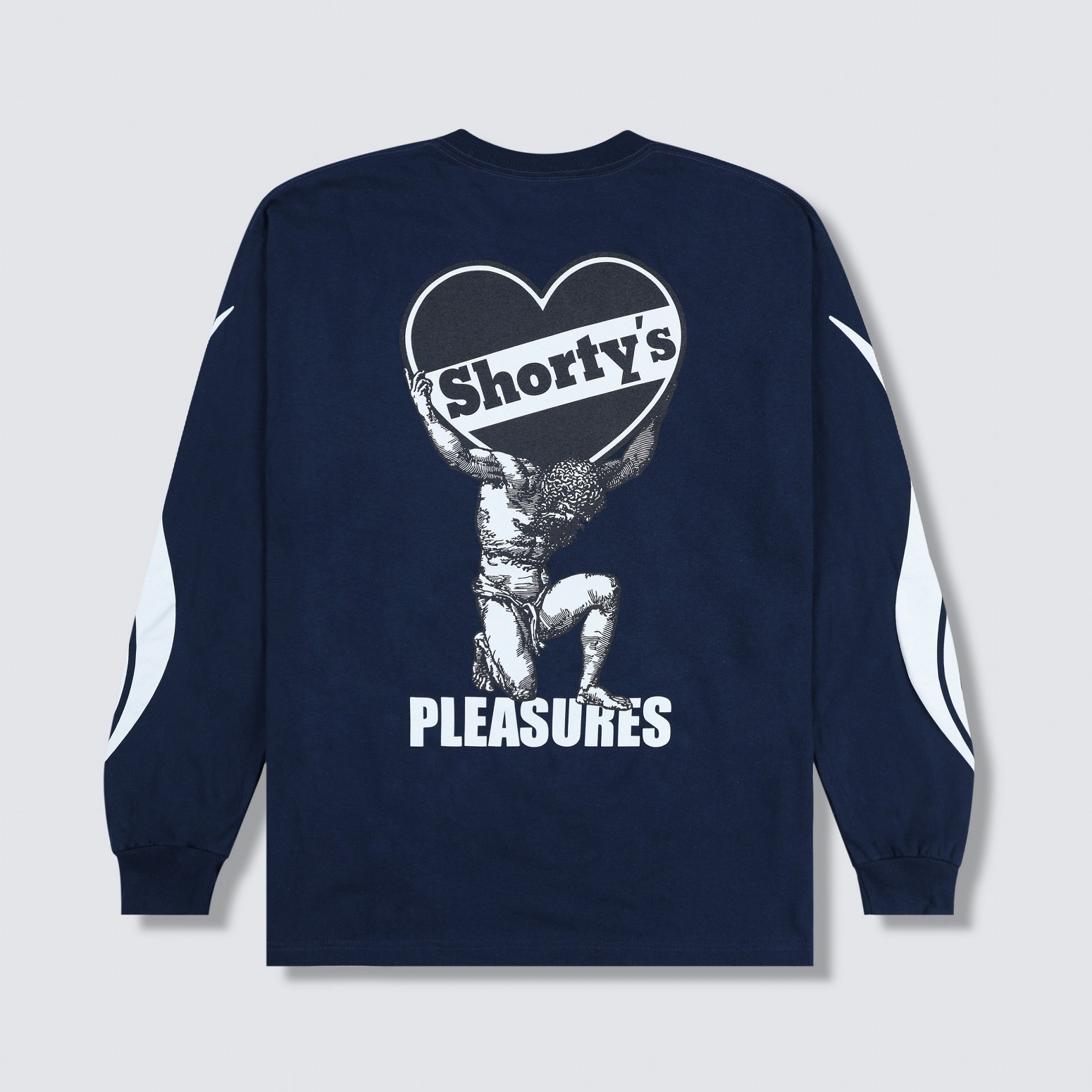 ��PLEASURES/�ץ쥸�㡼����SHORTY'S��GUILTY LONG SLEEVE ĹµT����� / NAVY