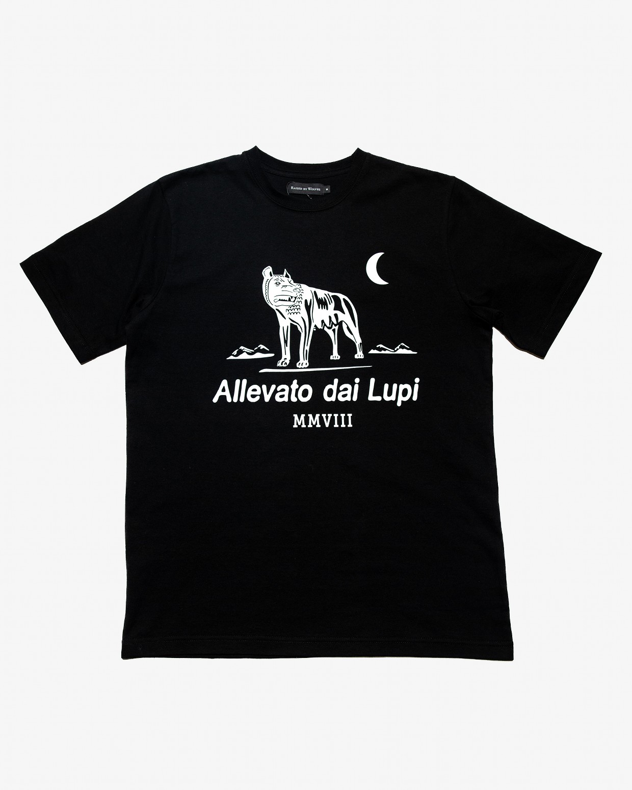 RAISED BY WOLVES/쥤ɥХ֥CLUB LOGO TEE ȾµT / BLACK