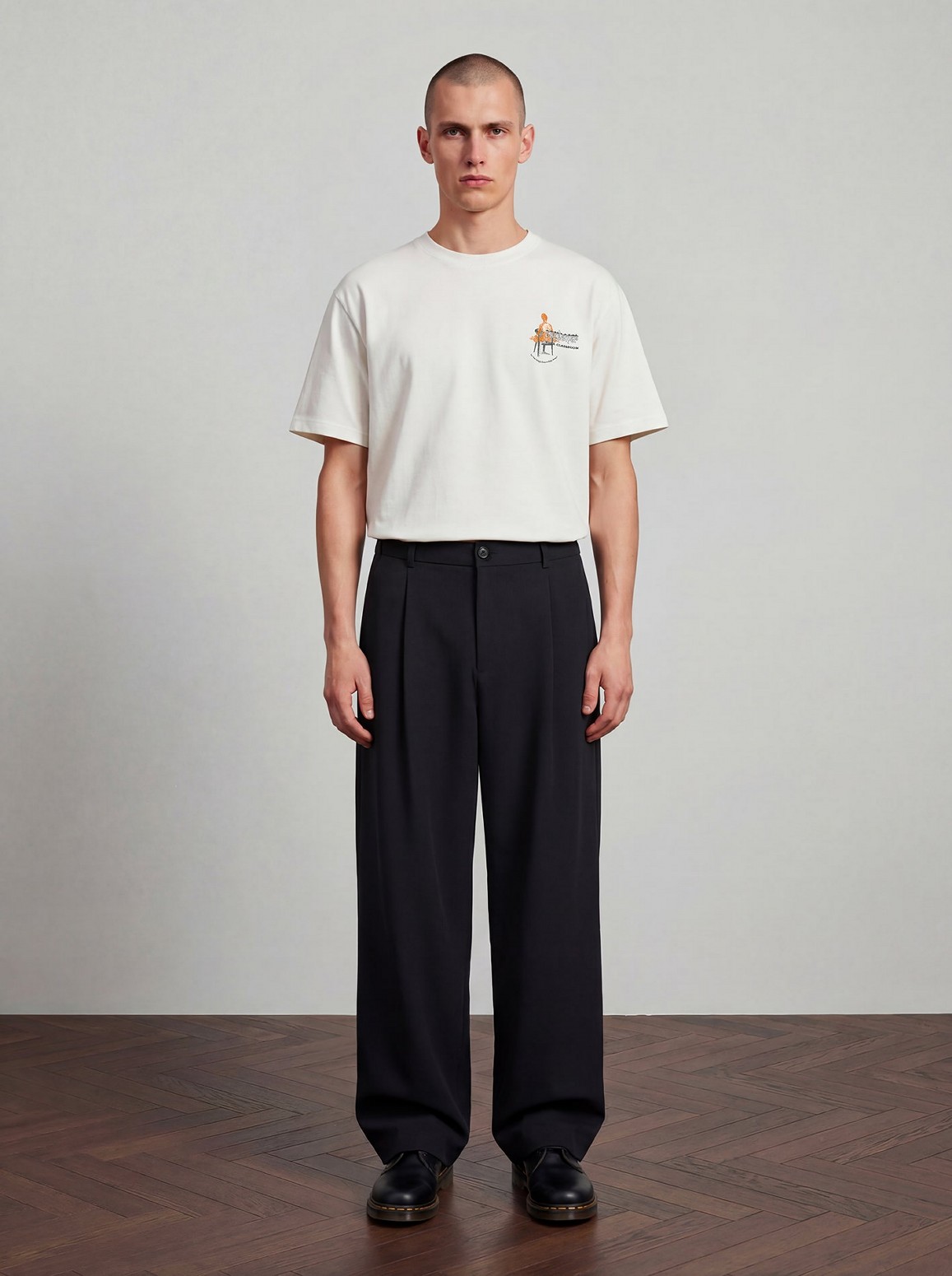 ��PAS DE MER/�ѥɥ����YOGA T-SHIRT T����� / WHITE