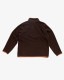 RAISED BY WOLVES/쥤ɥХ֥SHERPA FLEECE HALF-ZIP ϡեå / CHOCOLATE