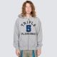 ��PLEASURES/�ץ쥸�㡼����555 SOUL/�ȥ�ץ�ե����֥������555 APPLIQUE ZIP UP HOODIE ���åץ��åץѡ����� / HEATHER GREY