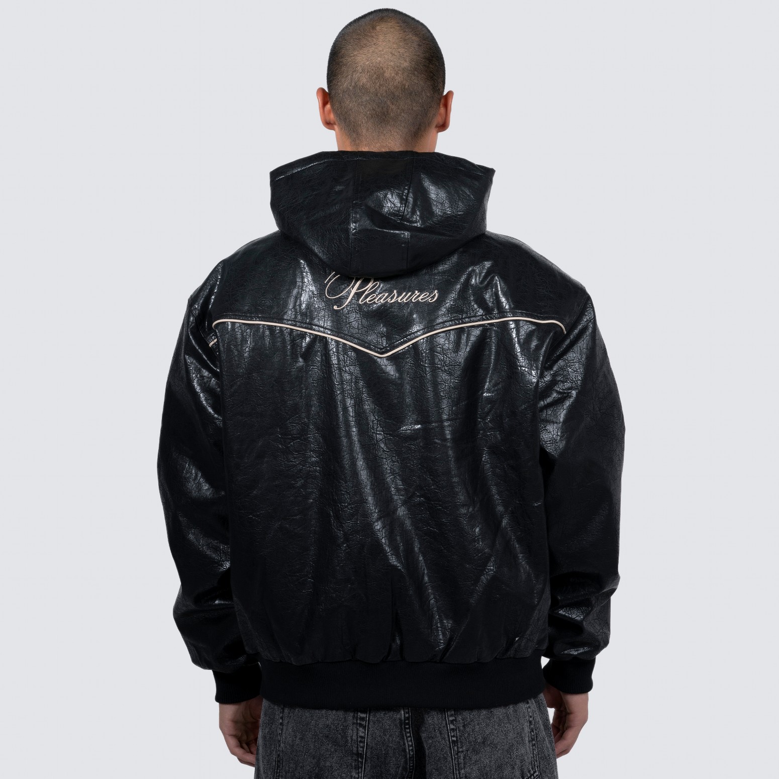 ��PLEASURES/�ץ쥸�㡼����REVENGE HOODED WORK JACKET ������㥱�å� / BLACK