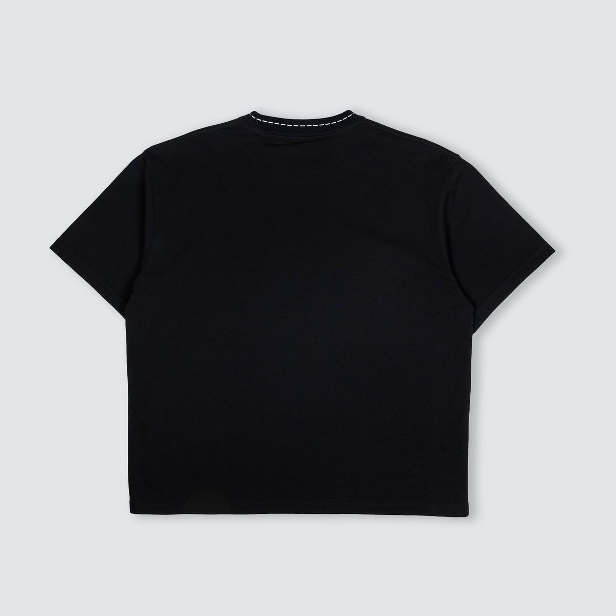 PLEASURES/ץ쥸㡼CUT HERE HEAVYWEIGHT SHIRT T / BLACK