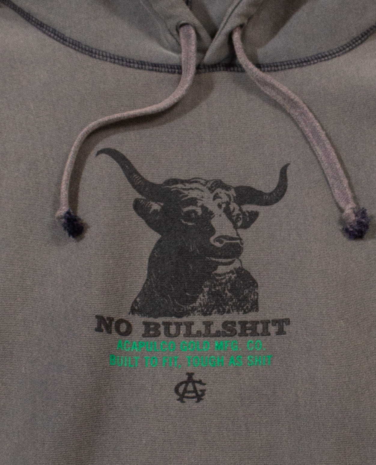 【ACAPULCO GOLD/アカプルコ ゴールド】NO BULLSHIT PULLOVER HOODED SWEATSHIRT パーカー ...