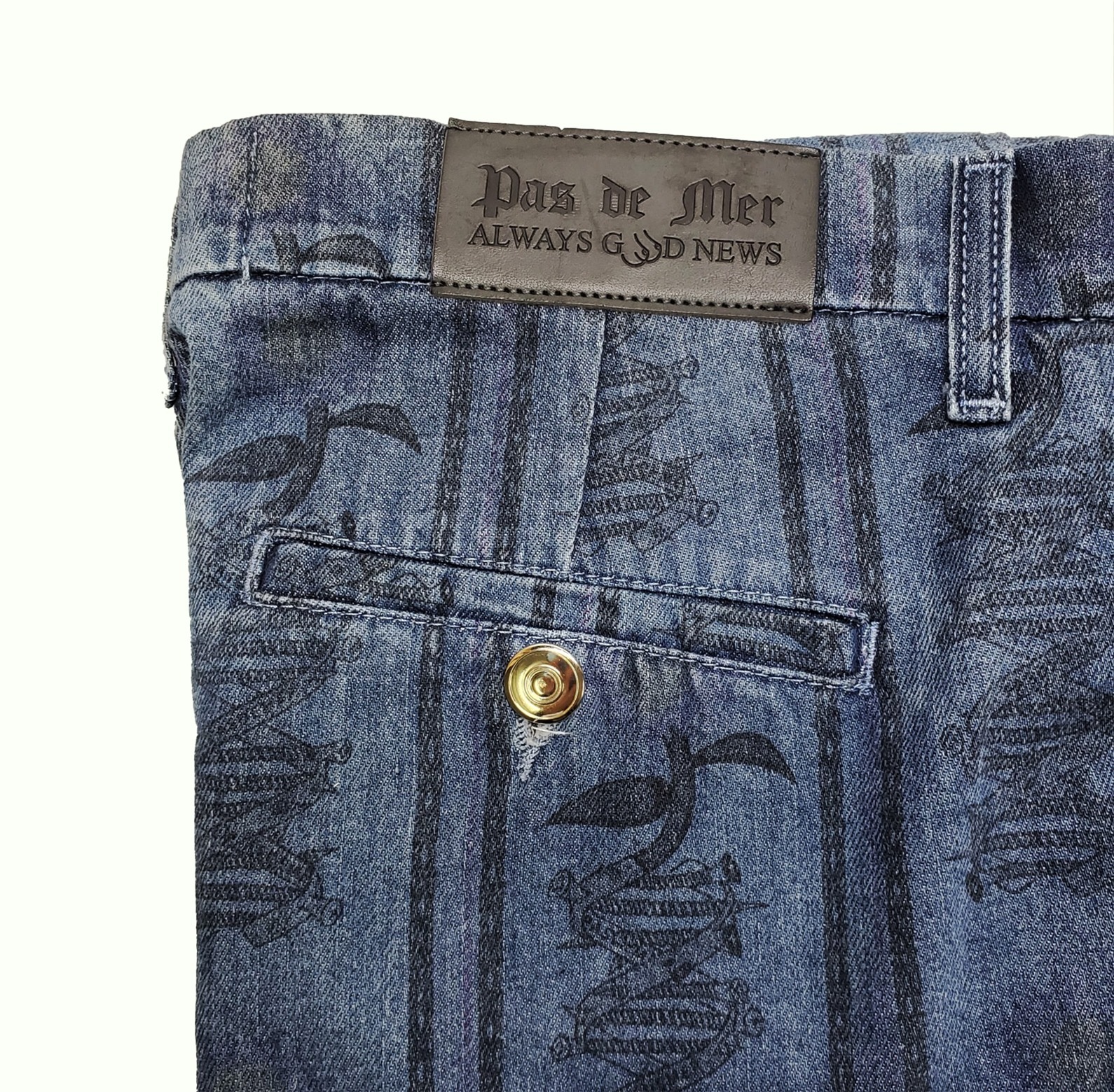 PAS DE MER/ѥɥDNA PANTS ѥ / LIGHT BLUE ֥롼