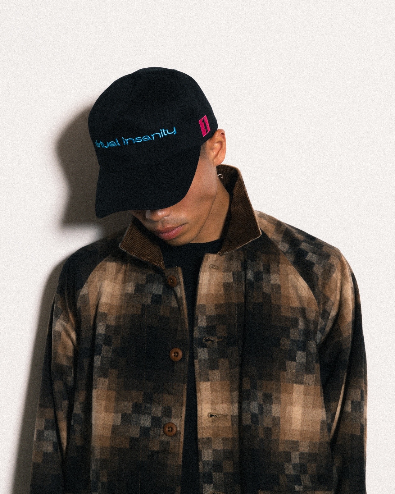 PLEASURES/ץ쥸㡼MARLIN CHECKER WORK JACKET 㥱å / BROWN