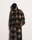 PLEASURES/ץ쥸㡼MARLIN CHECKER WORK JACKET 㥱å / BROWN
