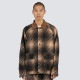 PLEASURES/ץ쥸㡼MARLIN CHECKER WORK JACKET 㥱å / BROWN