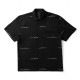 LUTI/롼ƥSCRIPTURE PRINTED S/S WOVEN Ⱦµ / BLACK