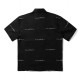 LUTI/롼ƥSCRIPTURE PRINTED S/S WOVEN Ⱦµ / BLACK