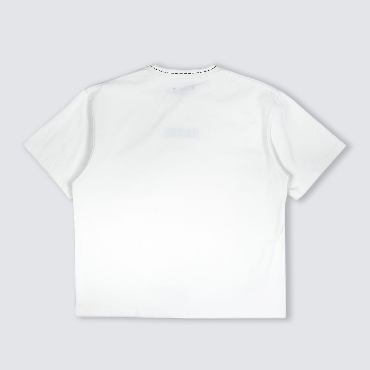 PLEASURES/ץ쥸㡼CUT HERE HEAVYWEIGHT SHIRT T / WHITE