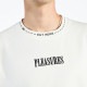 PLEASURES/ץ쥸㡼CUT HERE HEAVYWEIGHT SHIRT T / WHITE