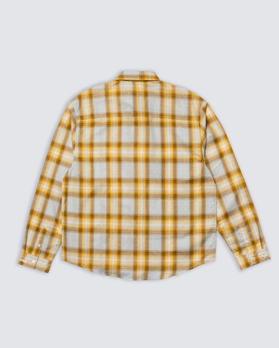 ��PLEASURES/�ץ쥸�㡼����DIZZLE BUTTON UP Ĺµ����� / DIJON