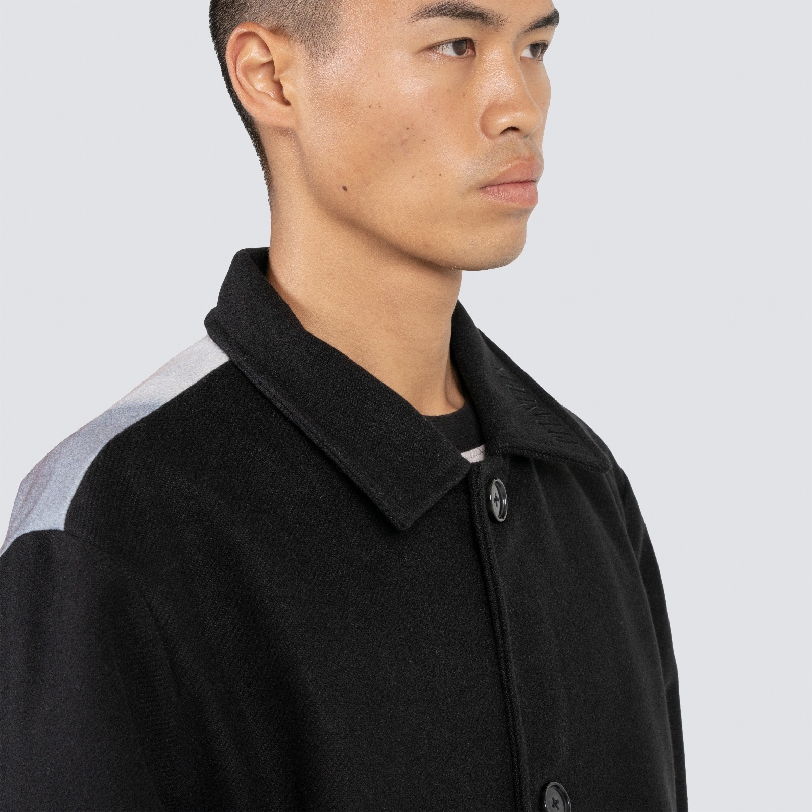 ��PLEASURES/�ץ쥸�㡼����ROBERT MAPPLETHORPE/���С��ȡ��ᥤ�ץ륽���ס�PHILLIP LONG COAT ���󥰥����� / BLACK