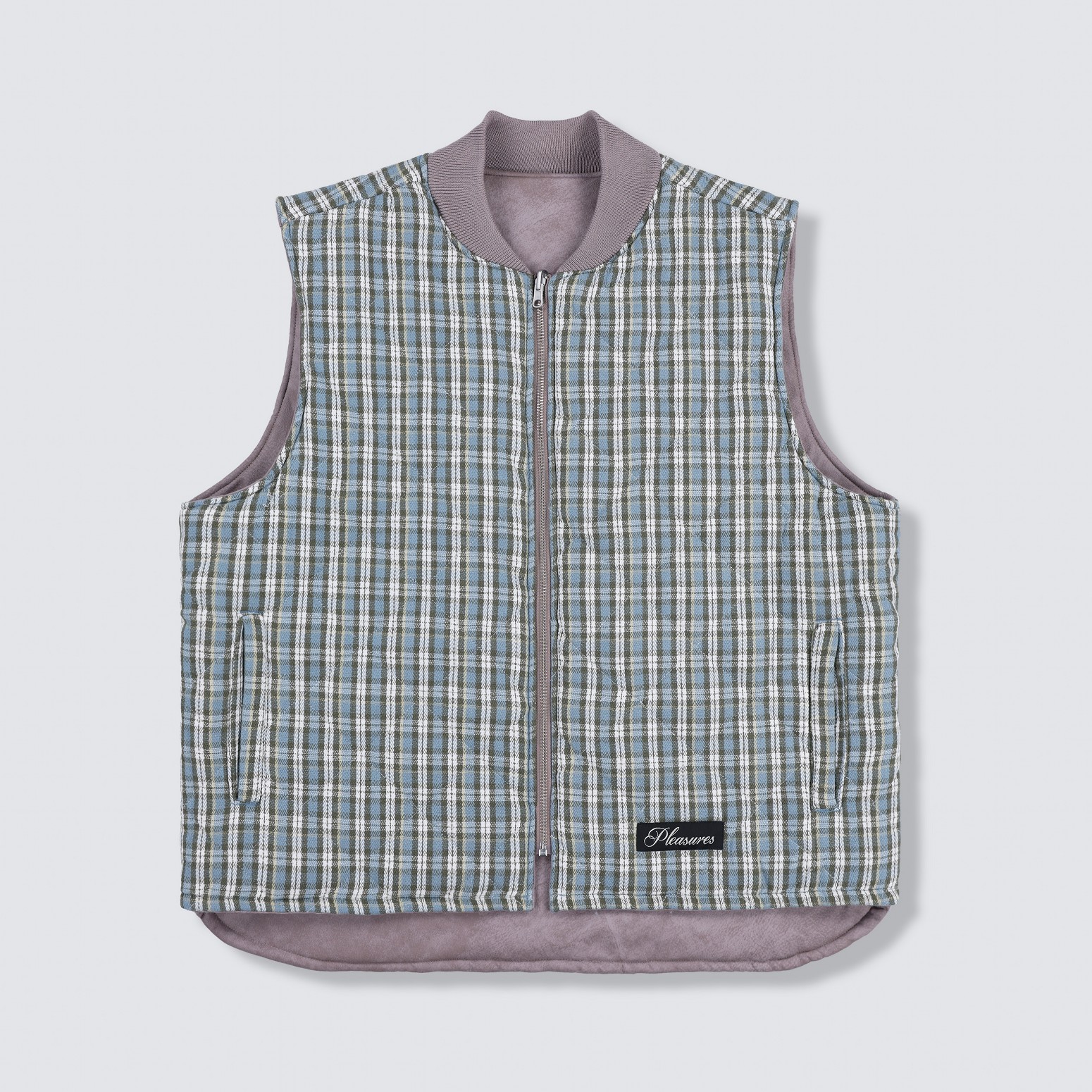 ��PLEASURES/�ץ쥸�㡼����HORNS REVERSIBLE VEST �٥��� / MAUVE