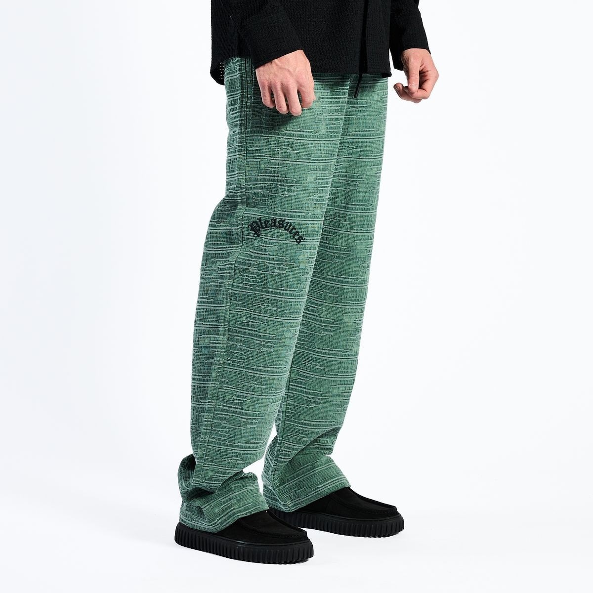 PLEASURES/ץ쥸㡼LINEAR EASY PANTS ѥ / GREEN