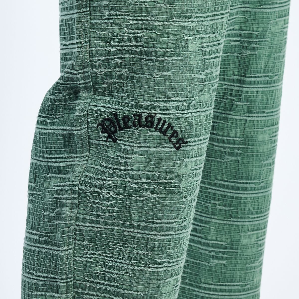 PLEASURES/ץ쥸㡼LINEAR EASY PANTS ѥ / GREEN