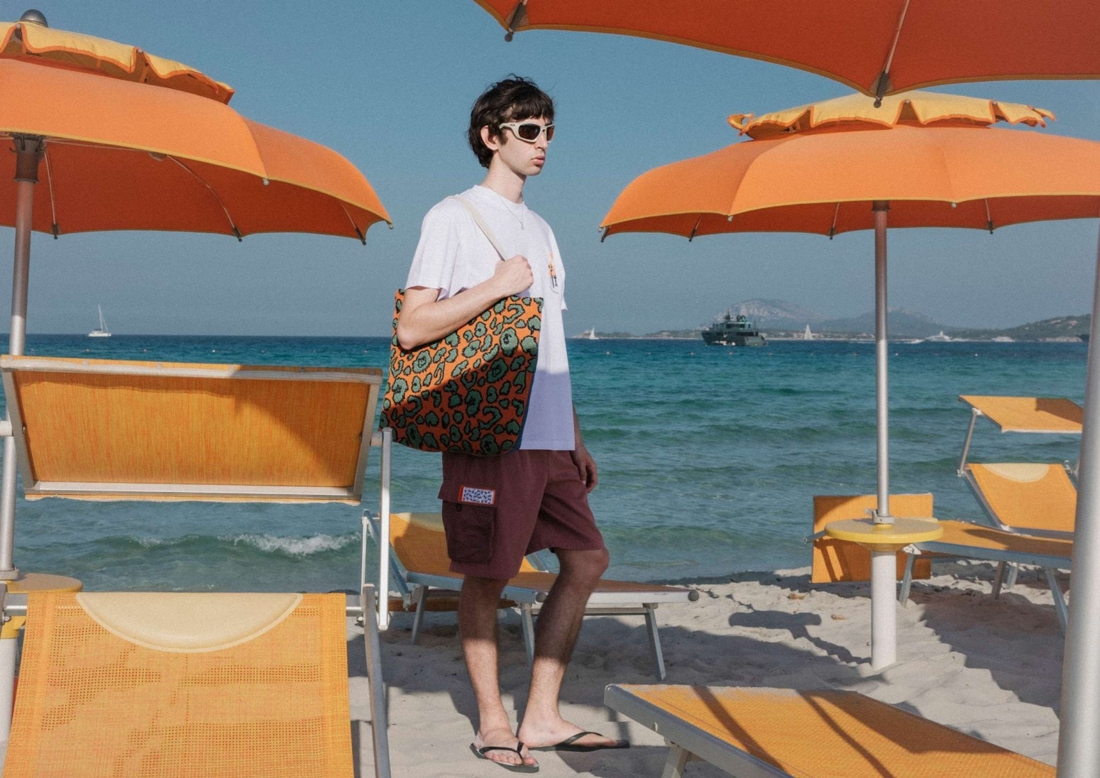 ��PAS DE MER/�ѥɥ����CATERPILLAR TOTE BAG �ȡ��ȥХå� / MULTICOLOR