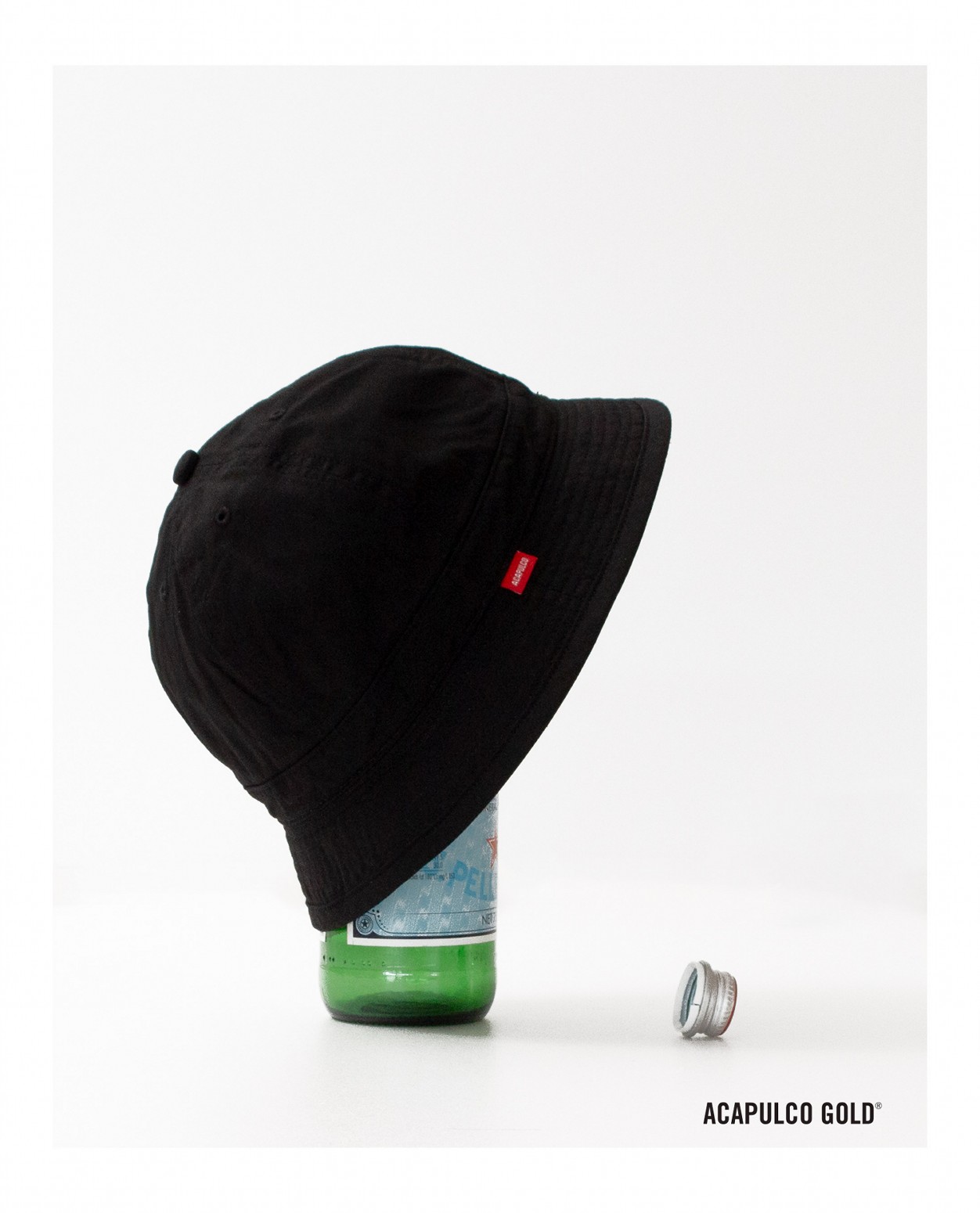 ��ACAPULCO GOLD/�����ץ륳 ������ɡ�BELL HAT �Х��åȥϥå� / BLACK